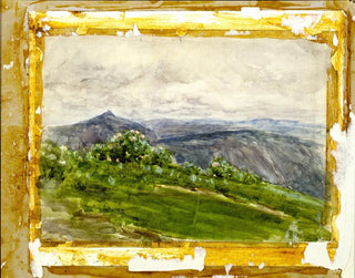 Mountain landscape painting in the North Carolina Highlands - Henry Ossawa Tanner — artwork view