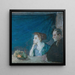 Portrait of M. and Mrs. Atherton Curtis with still life - Henry Ossawa Tanner — framed artwork on a wall