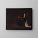 Portrait of the artist's mother - Henry Ossawa Tanner — framed artwork on a wall