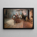 Spinning by firelight L'enfance de George Washington Gray - Henry Ossawa Tanner — framed artwork on a wall