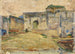 Street scene in Tangier, crenellated architecture - Henry Ossawa Tanner — artwork view