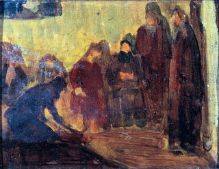 Study of Christ Washing the Disciples' Feet - Henry Ossawa Tanner — artwork view