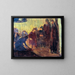Study of Christ Washing the Disciples' Feet - Henry Ossawa Tanner — framed artwork on a wall
