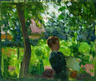 Study for the Bagpipe Lesson - Henry Ossawa Tanner — artwork view
