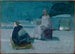 Study for Christ and Nicodemus on a Roof - Henry Ossawa Tanner — artwork view