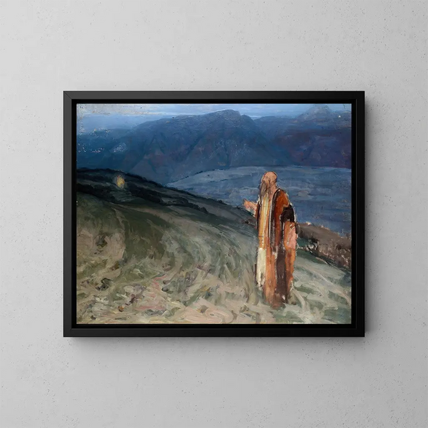 Study for Moses and the Burning Bush - Henry Ossawa Tanner — framed artwork on a wall