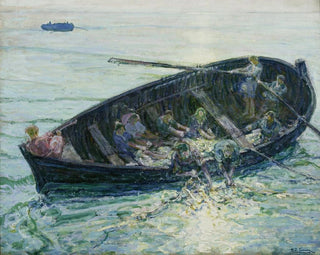 The Miraculous Catch - Henry Ossawa Tanner — artwork view