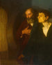 The Two Disciples at the Tomb - Henry Ossawa Tanner — artwork view