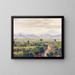 View of Cuernavaca - Henry Otto Wix — framed artwork on a wall