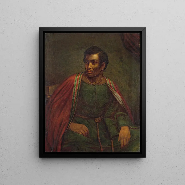Ira Aldridge in the role of Othello - Henry Perronet Briggs — framed artwork on a wall