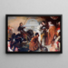 The challenge of Rodomont to Rogero - Henry Perronet Briggs — framed artwork on a wall