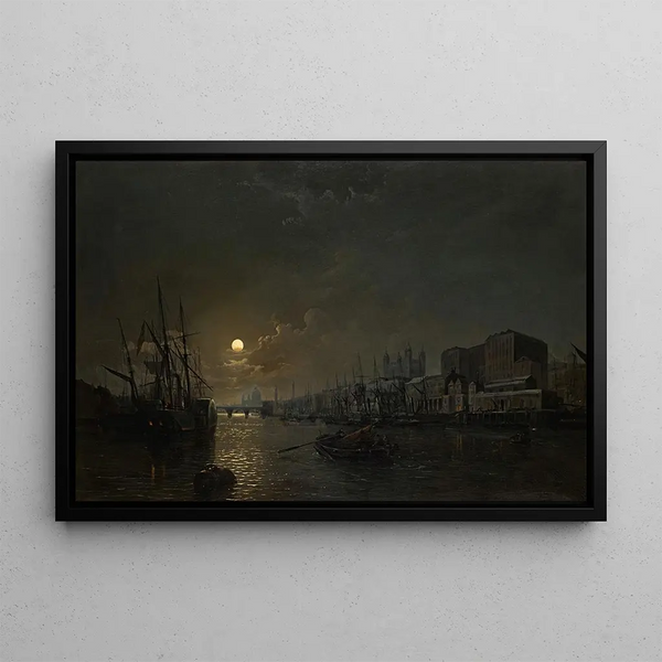 Port of London - Henry Pether — framed artwork on a wall