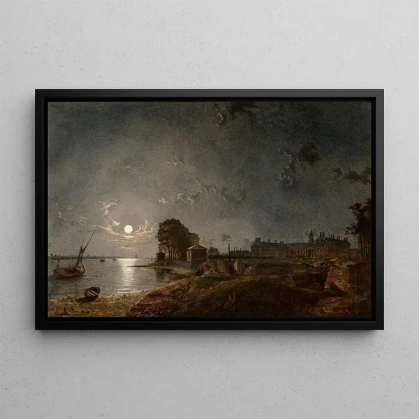 L'Hôpital royal de Chelsea - Henry Pether — framed artwork on a wall