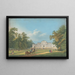 Welgelegen, view of the façade of Welgelegen - Henry Phillip Hope — framed artwork on a wall