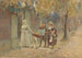 Man with a box of images and a song seller - Henry Reynolds Steer — artwork view