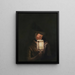 The ballad singer - Henry Robert Morland — framed artwork on a wall