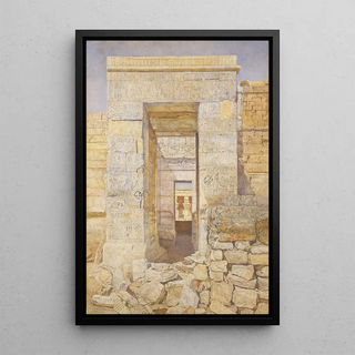 Henry Roderick Newman - East Entrance Room of Tiberius Temple of Isis Philae.webp