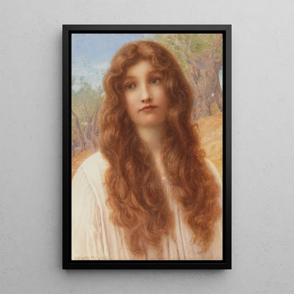 Calypso - Henry Ryland — framed artwork on a wall