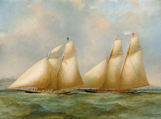 Yacht Race Painting - Henry Sargeant — artwork view