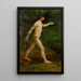 A bather in the woods - Henry Scott Tuke — framed artwork on a wall