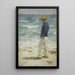 Looking at the sea - Henry Scott Tuke — framed artwork on a wall