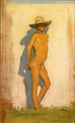 Study of an Italian boy at Forte dei Marmi - Henry Scott Tuke — artwork view
