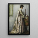 La robe de soie Portrait de Maria Tuke Sainsbury - Henry Scott Tuke — framed artwork on a wall