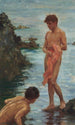 Variant on a group of bathers - Henry Scott Tuke — artwork view