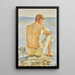 Looking at the sea - Henry Scott Tuke — framed artwork on a wall