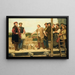 Capital and Labour - Henry Stacy Marks — framed artwork on a wall