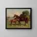 Castalie et le poulain - Henry Stull — framed artwork on a wall
