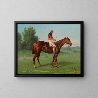 Elkwood Painting with J. Martin Up - Henry Stull — framed artwork on a wall