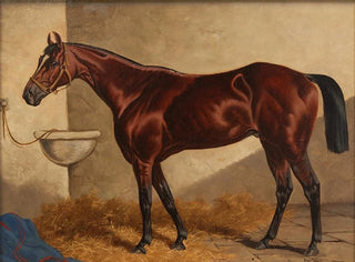 The General Monroe in a Stable - Henry Stull — artwork view
