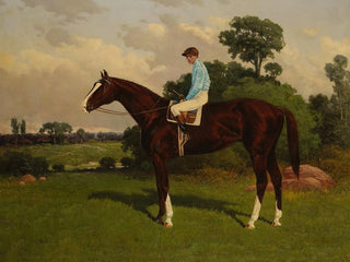 Nasturtium with jockey in saddle - Henry Stull — artwork view