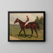 Raceland painting with Garrison Up - Henry Stull — framed artwork on a wall