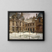 The Museum Carnavalet Garden, Snow Effect - Henry Tenr — framed artwork on a wall