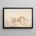 A stable hand leading a bay horse - Henry Thomas Alken — framed artwork on a wall