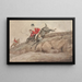 Faire la chose et la chose faite, faire le saut - Henry Thomas Alken — framed artwork on a wall