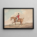 Faire la chose et la chose faite, le matin se transformant en prime brindille, faire le moins possible - Henry Thomas Alken — framed artwork on a wall