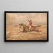 Face à un ruisseau - Henry Thomas Alken — framed artwork on a wall