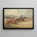 Pleine course, gardons la tête - Henry Thomas Alken — framed artwork on a wall