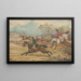 Fuyons Prenons la Tête - Henry Thomas Alken — framed artwork on a wall