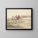 qualified horses and unqualified riders returning home in triumph, he despised an easy lazy life and took up hunting - Henry Thomas Alken — framed artwork on a wall
