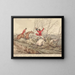 Horses qualified and unqualified riders slipping away from a rasp due to your own shyness and poor management - Henry Thomas Alken — framed artwork on a wall