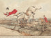 Horses qualified and unqualified riders crossing a series of bars - Henry Thomas Alken — artwork view