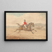 Monter à cheval avec difficulté - Henry Thomas Alken — framed artwork on a wall