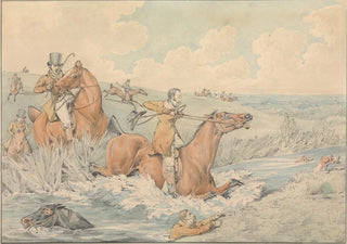 Henry Thomas Alken - Some Do and Some Dont It is All a Notion Getting a Dive.webp