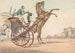 Sports Discoveries or the Miseries of Uphill and Downhill Driving or the Effort to Discover in Which Direction Your Horse Is Inclined to Descend, Backward or Forward - Henry Thomas Alken — artwork view