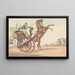 Sports Discoveries or the Miseries of Uphill and Downhill Driving or the Effort to Discover in Which Direction Your Horse Is Inclined to Descend, Backward or Forward - Henry Thomas Alken — framed artwork on a wall