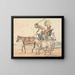 Sports Discoveries or the Miseries of Driving reveal to you that you have achieved a regular driving - Henry Thomas Alken — framed artwork on a wall